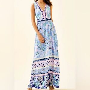 Lilly Pulizter McKinley Floral Maxi Dress